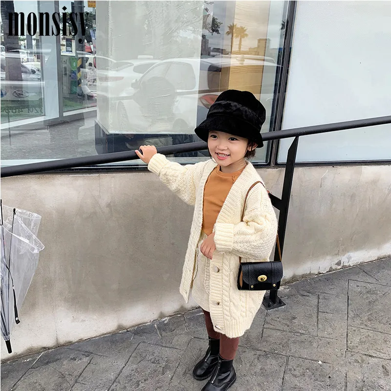 Monsisy Vintage Mini Bag For Girl Boy Crossbody PU Leather Handbag Children Wallet Kid Small Change Purse Baby Coin | Багаж и сумки