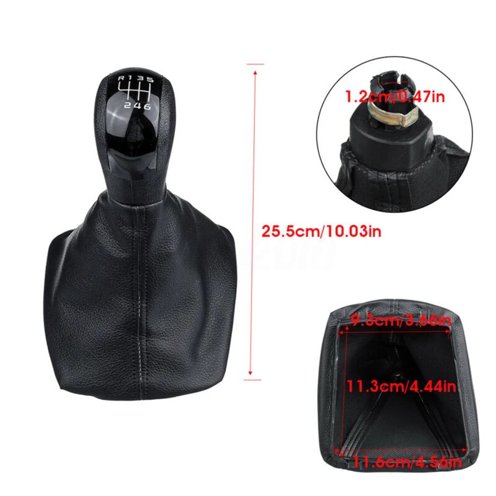 Аксессуары ручка переключения передач пластик + искусственная кожа для Skoda Octavia MK2