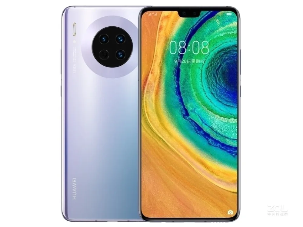 DHL Быстрая huawei mate 30 мобильный телефон Kirin 990 Android 10,0 6,62 дюймов 8 Гб ram 128 ГБ rom 40.0MP 40 Вт супер зарядное устройство IR Qi