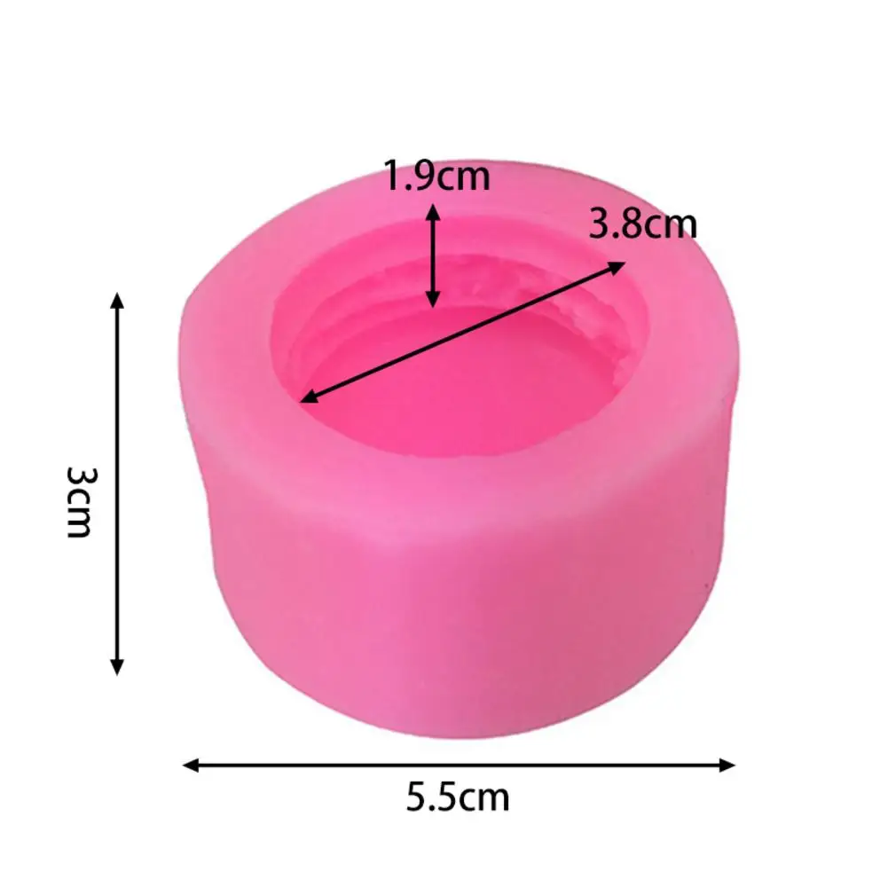 

1pcs 3D Stereo Macaron Style Silicone Mold DIY Handmade Soap Candle Mold Fondant Cake Chocolate Decorating Silicone Soap Mold