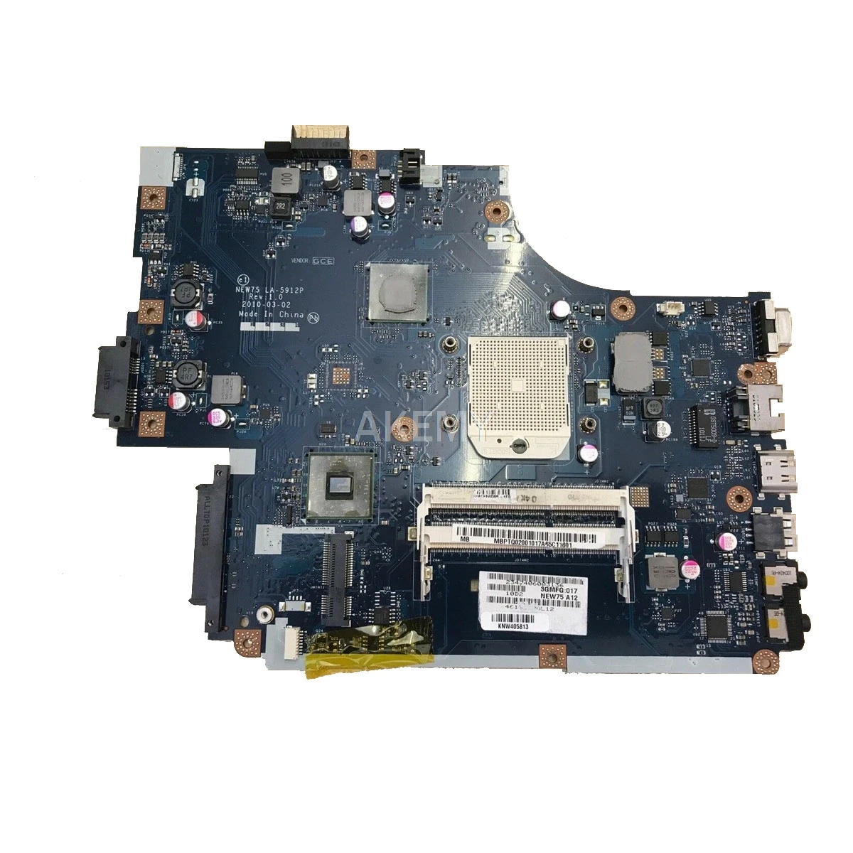 Материнская плата для ноутбука Acer aspire 5551 5551G E640 DDR3 Бесплатный процессор NEW75 LA 5912P
