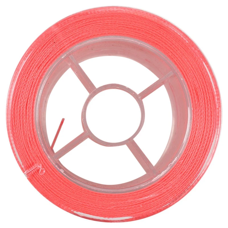 

2 Pcs 500M 50LB Colorful 4 Strands Multifilament PE Braid Fishing Line-Red & Black