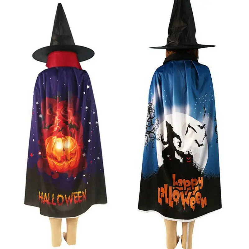 2019 накидка на Хэллоуин + шляпа косплей маскарадный костюм реквизит для