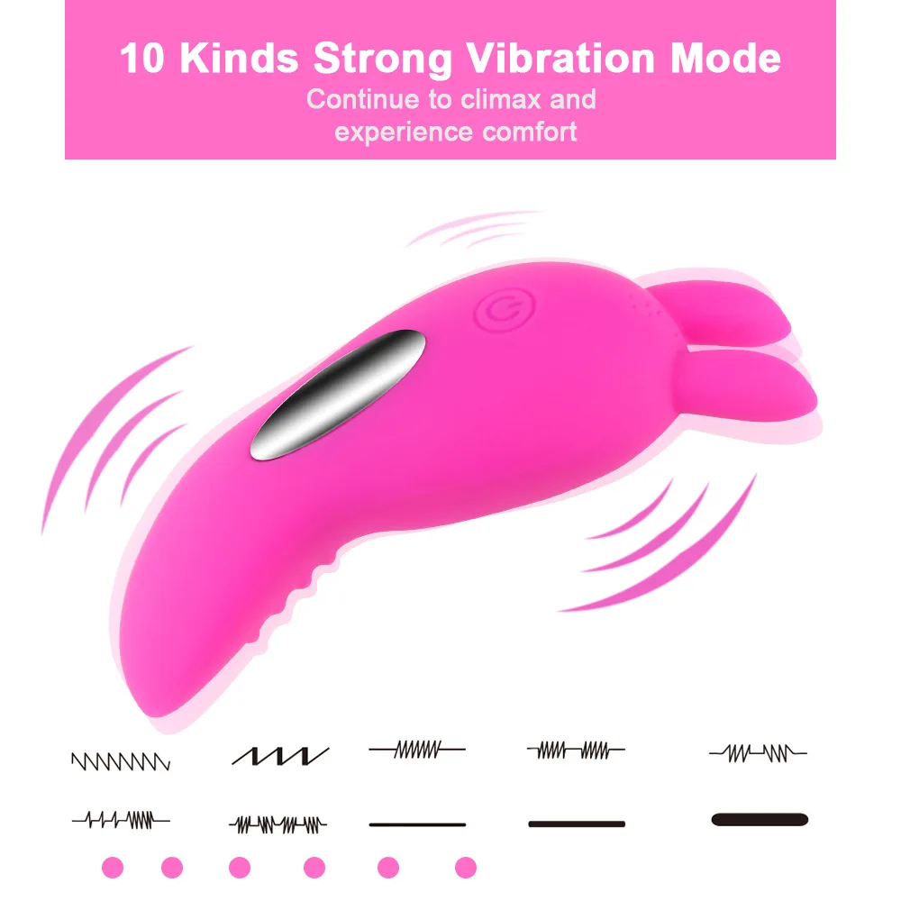 Трусики вибрирующие G-spot Стимулятор клитора Вибраторы USB зарядка