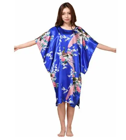 Женский халат из искусственного шелка Zh07C