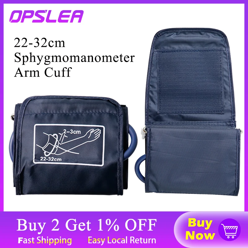 

Портативный прибор для измерения артериального давления, большая манжета для взрослых, тонометр, сфигмоманометр, 22-32 см и 22-42 см