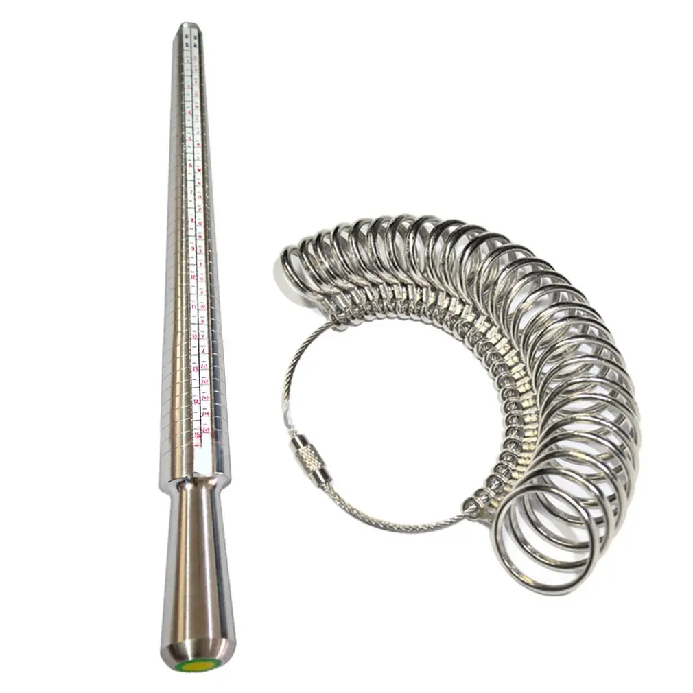

Профессиональный UK Ring Sizer A-Z пальцевая измерительная палка металлическое Кольцо оправка пальцевой датчик ювелирный набор инструментов
