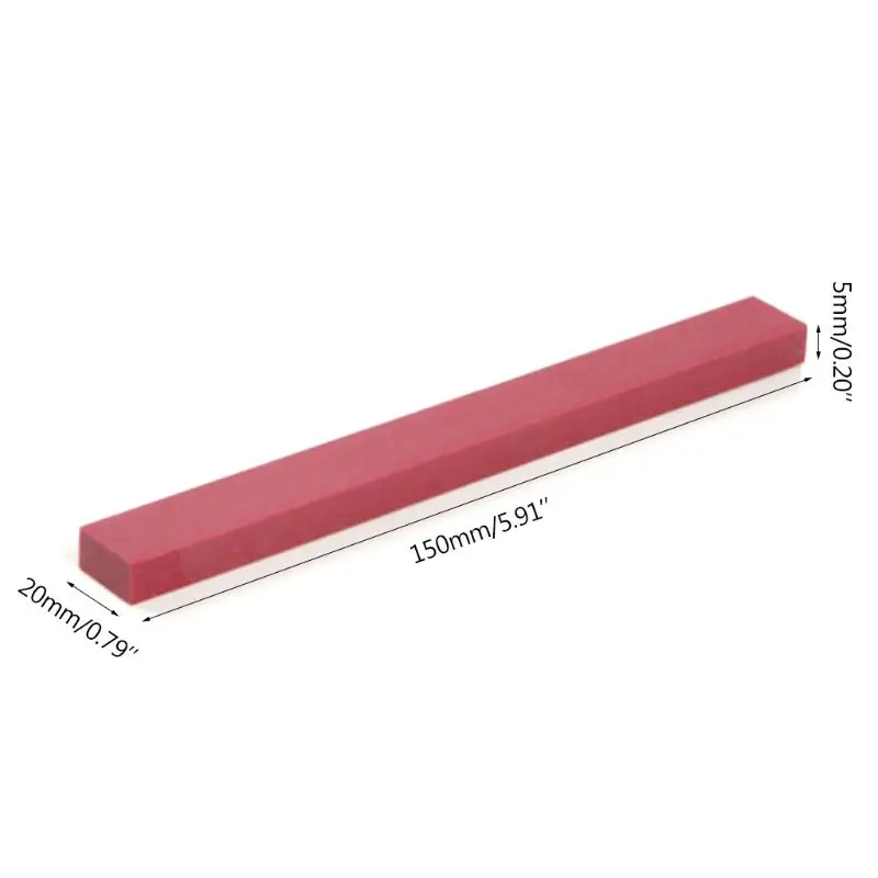 

1pc Grit #3000 Rectangle Ruby Knife Sharpening Grindstone Whetstone Polishing Stone