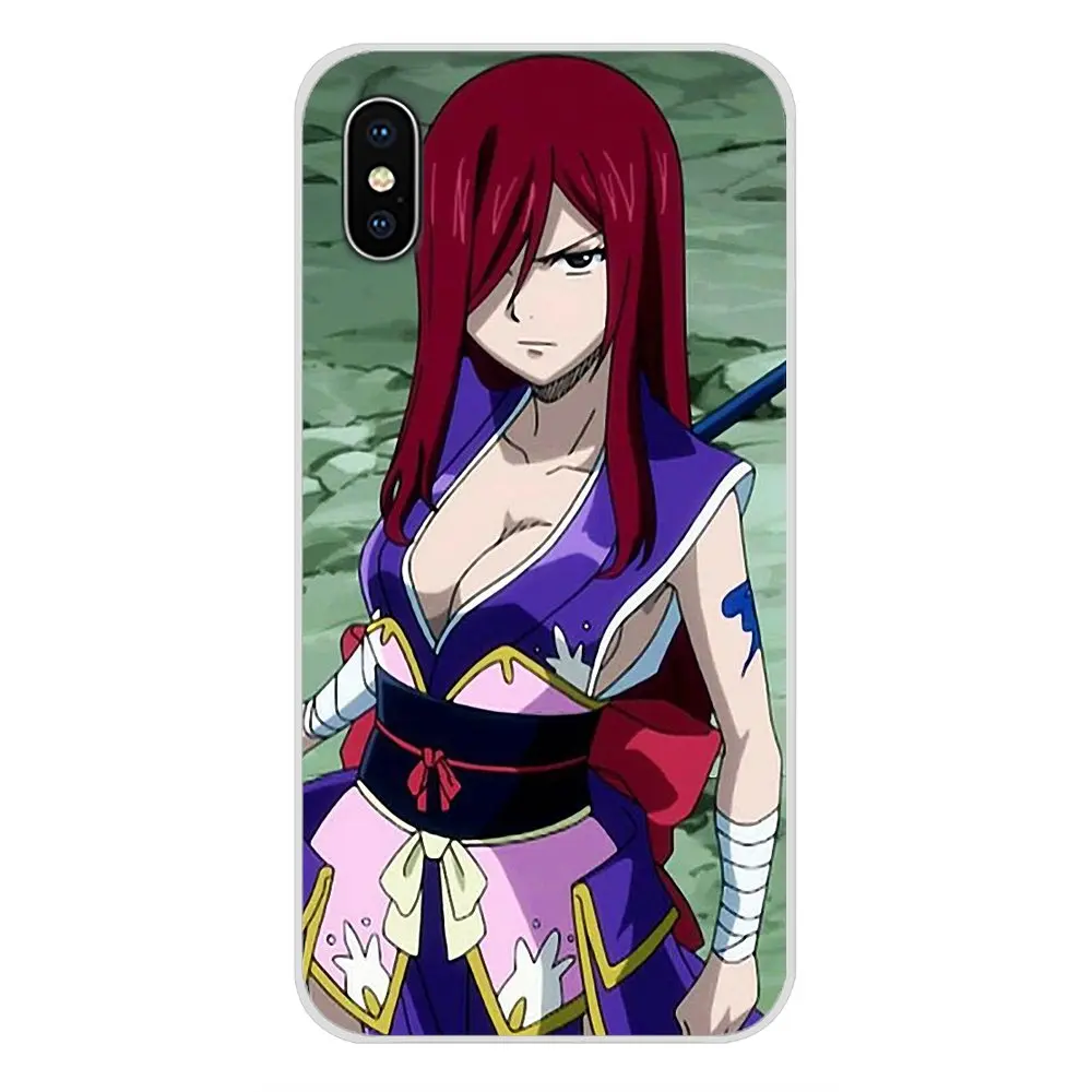 For Samsung A10 A30 A40 A50 A60 A70 Galaxy S2 Note 2 3 Grand Core Prime Accessories Phone Cases Covers Erza Scarlet Fairy Tail | Мобильные