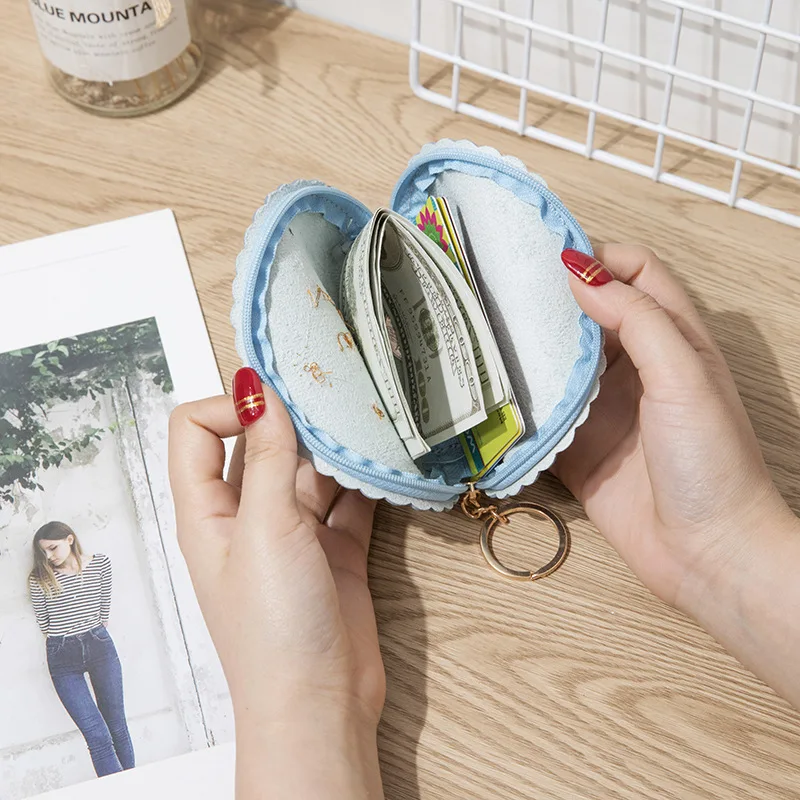 

2020 Korean Fashion Pig Mini purse Kawaii Small cute wallet PU Leather Creative Female Coin Pouch New Casual Coin Wallet