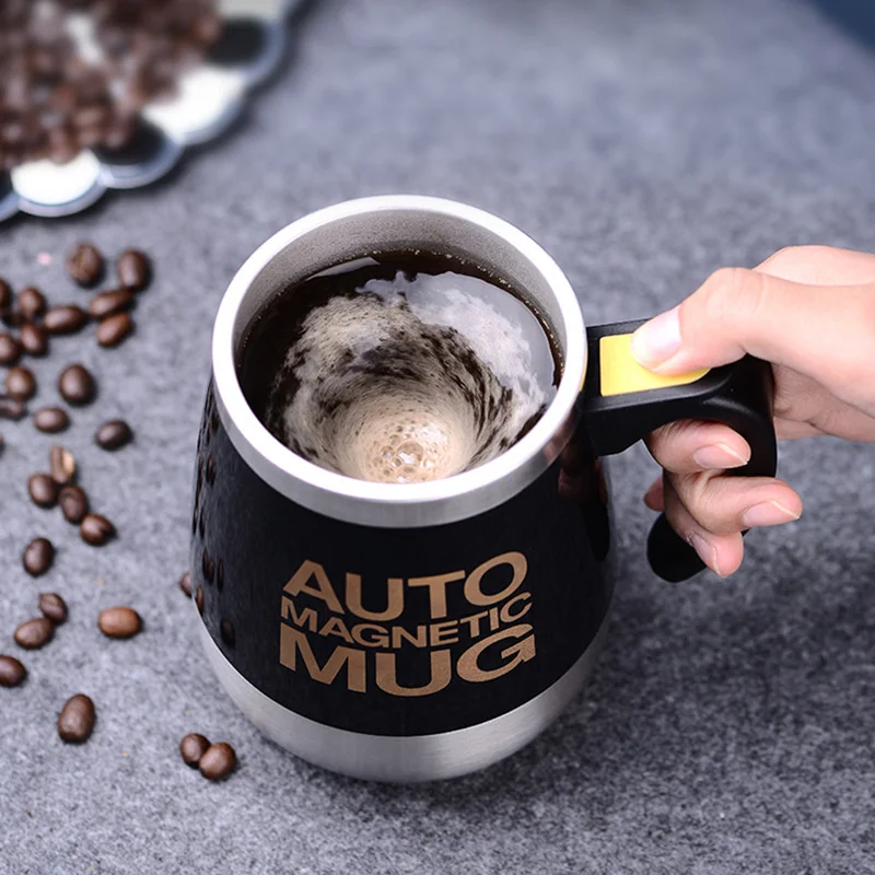 

Concentrated Vacuum Stainless Steel Home Office Milk Tea Beverage Coffee Cover Automatic Mixing Cup