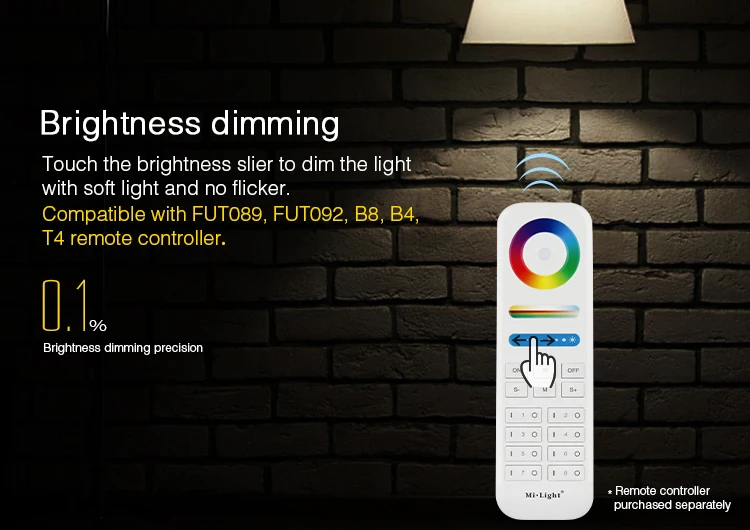 Mi light FUT105 12W RGB + CCT Светодиодная лампа модель 50 ~ 60Hz 2 4G беспроводная E27 светодиодная