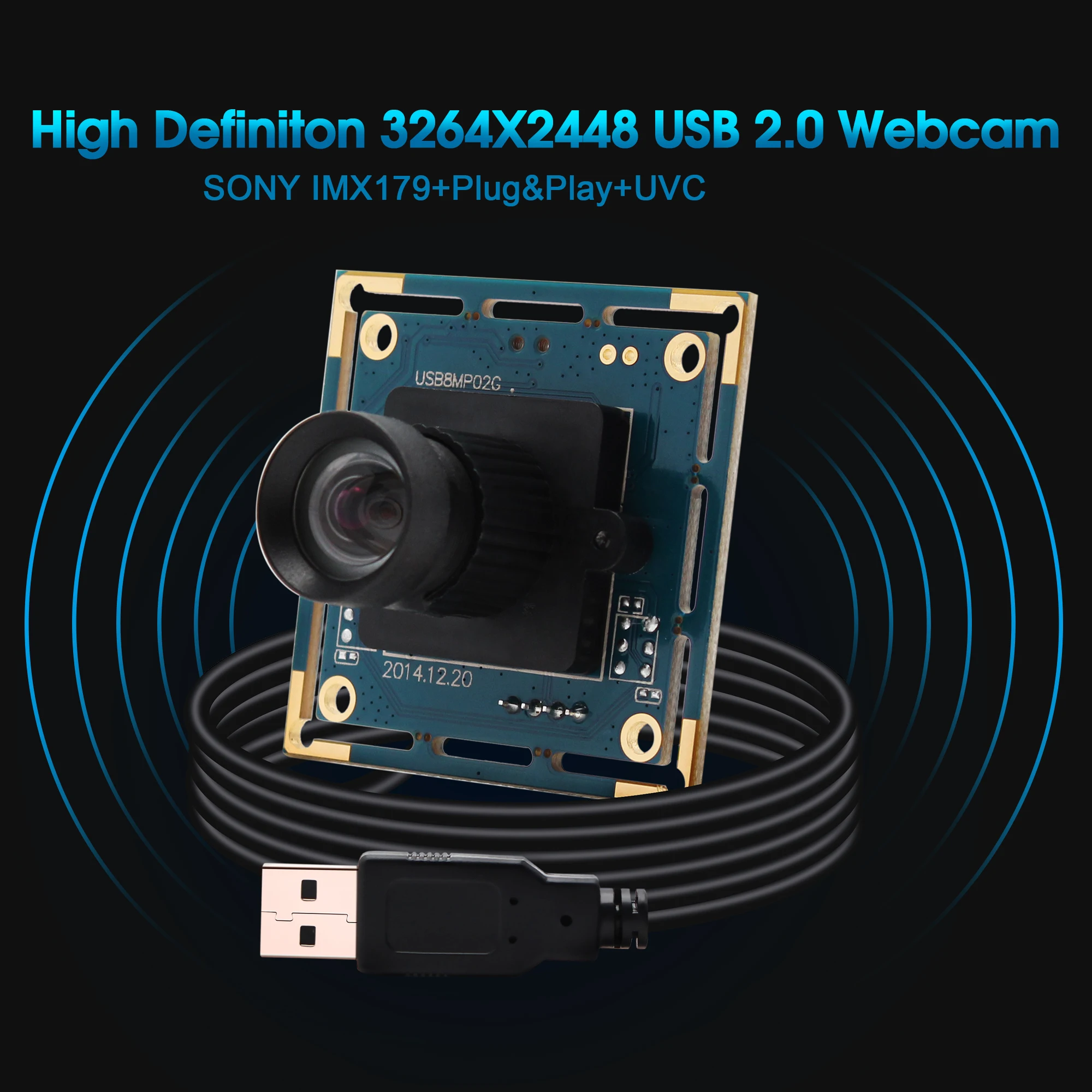 Цифровая веб камера SONY IMX179 hd 10 шт. 8 Мп высокоскоростная Usb 2 0 видеонаблюдения 75