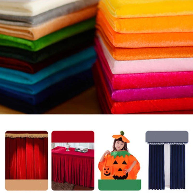 Meetee 1 м * 160 см Золотая Бархатная ткань плотная бархатная сделай сам занавеска фон