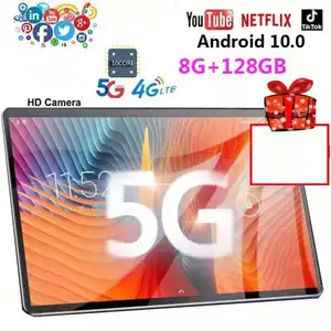 10 1 inch mediatek 4g tablet pc 10core 4g fdd lte 8gb ram 128gb rom android10 0 os with dual sim card 1280800 ips screen gamer free global shipping