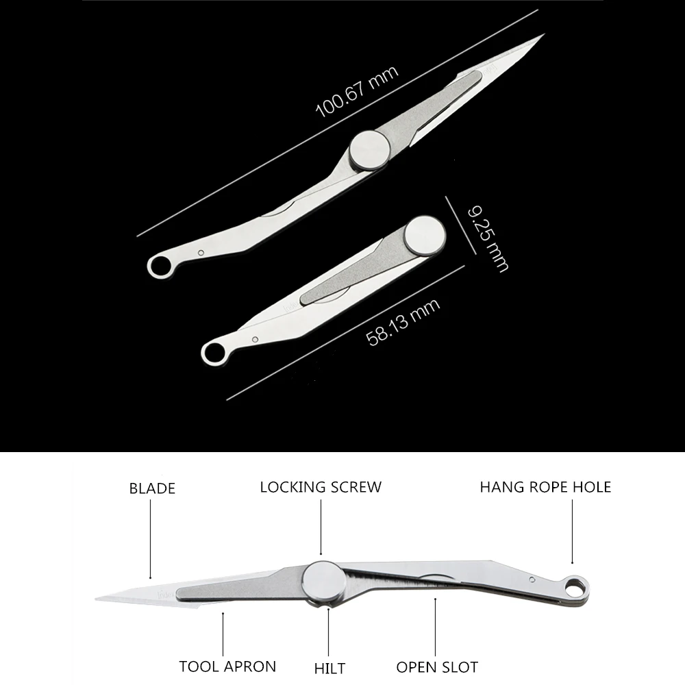 6 лезвий для повседневного использования карабин брелок ключей сумка мини