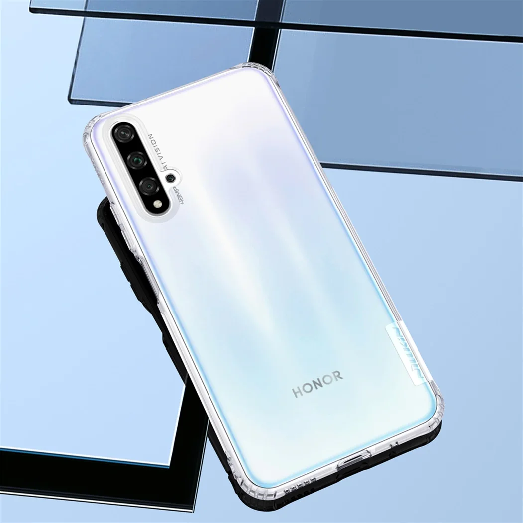 

For Huawei Honor 20 Pro Case Honor 20 Cover Nillkin Nature Transparent Clear Soft Silicon TPU Back Cover for Huawei Nova 5T