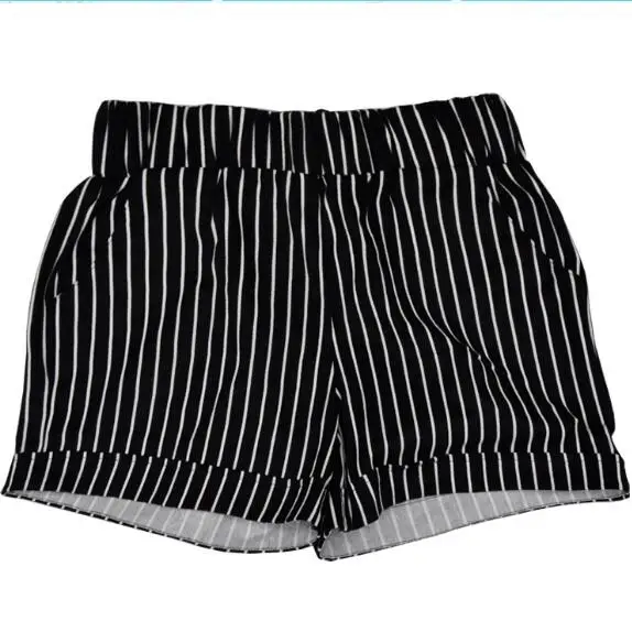 Новинка 2019 года летние хлопковые повседневные женские шорты в белую и черную
