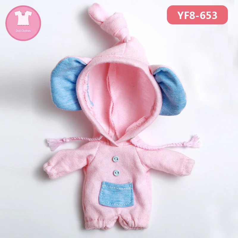 BJD одежда 1/8 милое мини платье или костюм для лати желтое Lumi Haru Sunny Body Doll Одежда Аксессуары OUENEIFS - Цвет: YF8-653