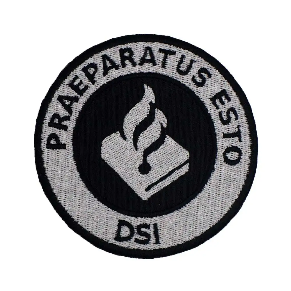 Забавные байкерские мотоциклетные нашивки PRAEPARATUS это DIS с вышивкой на крючках в