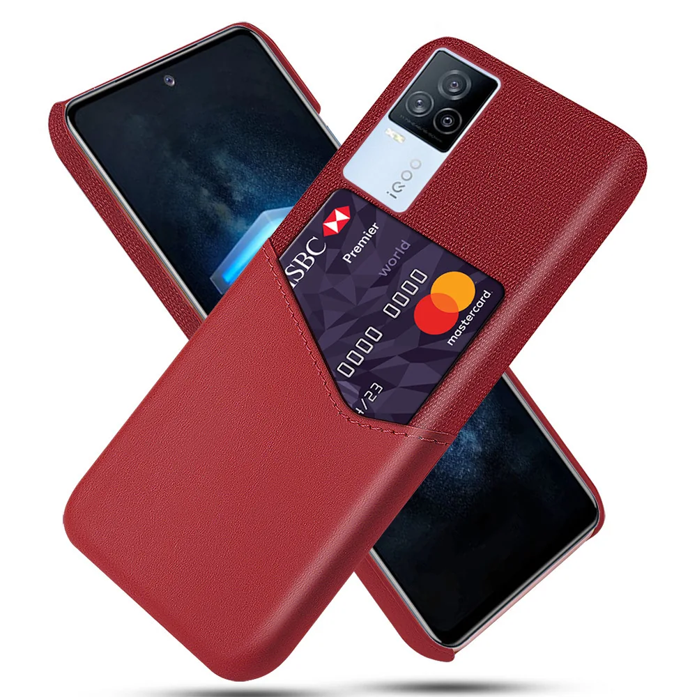 

Жесткий чехол BONVAN для Vivo IQOO Neo 3 Z1 U3 U1 Z1X 5 S1 Pro, ретро тканевый кожаный чехол-накладка для Vivo Y7S Y9S Z5 Coupe Capa