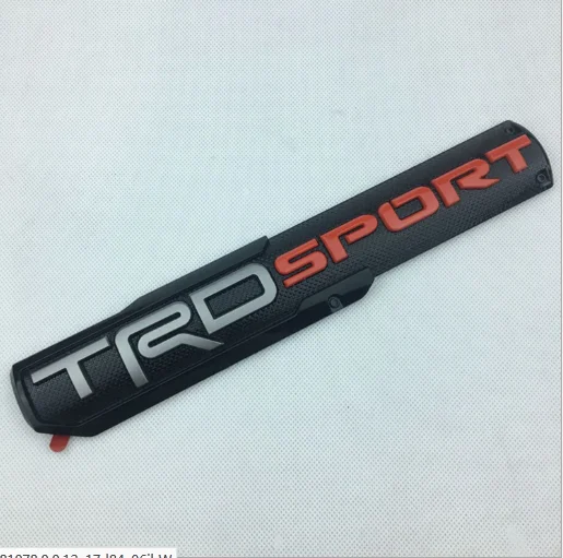 

New TRD SPORT Custom Auto Fender Emblem Trunk Badge Decal Sticker Car Accessories