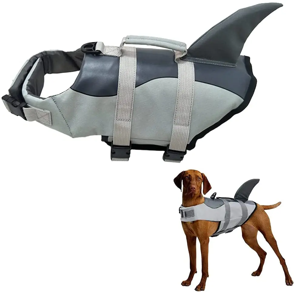 

Shark Dog Lifejacket, Dog Buoyancy Aid, Dog Saver Life Jacket, Dog Swimming Vest, Buoyancy Aid Dogs Lifejacket, Puppy Life
