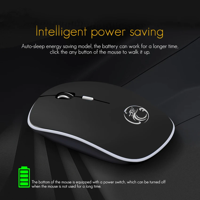 Мышь компьютерная беспроводная 2 4 ГГц кнопки 1600DPI | Компьютеры и офис