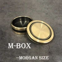 m box morgan size magic tricks coin appear vanish magia magician close up illusions gimmick props mentalism upgraded okito box