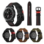 Ремешок 20 мм 22 мм для Huawei watch GT 2-2e Gear S3 band Amazfit pacegtr 47 мм кожаный браслет для Samsung Galaxy Watch 3 4546 мм