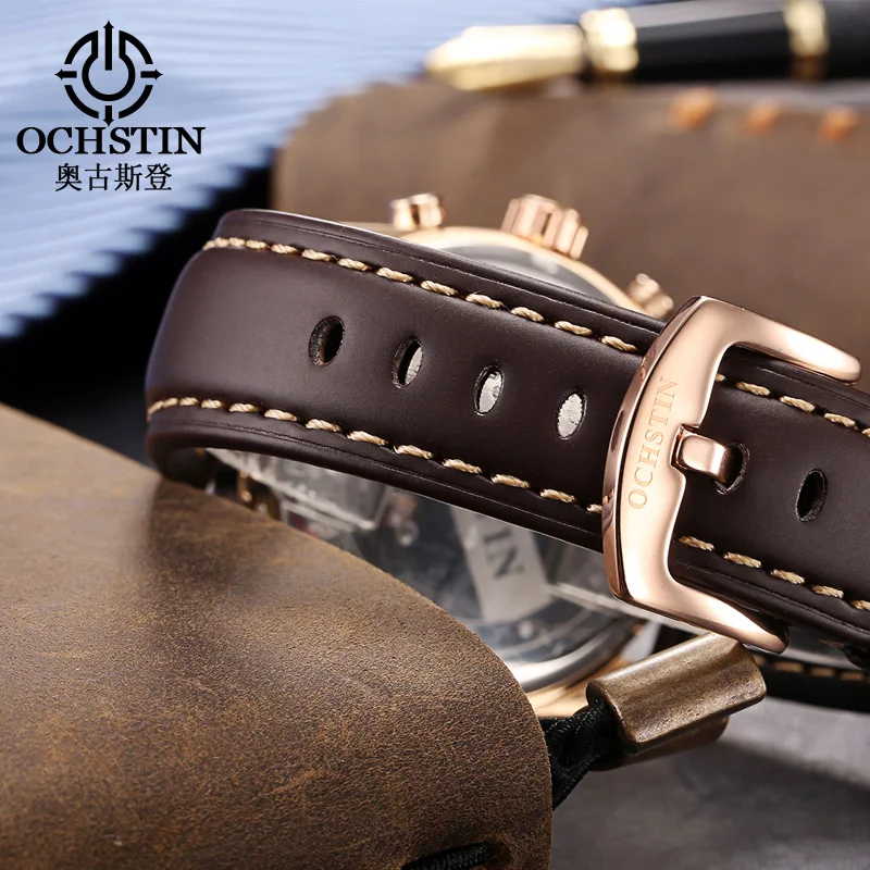 Часы мужские Кварцевые водонепроницаемые с хронографом в стиле милитари - купить