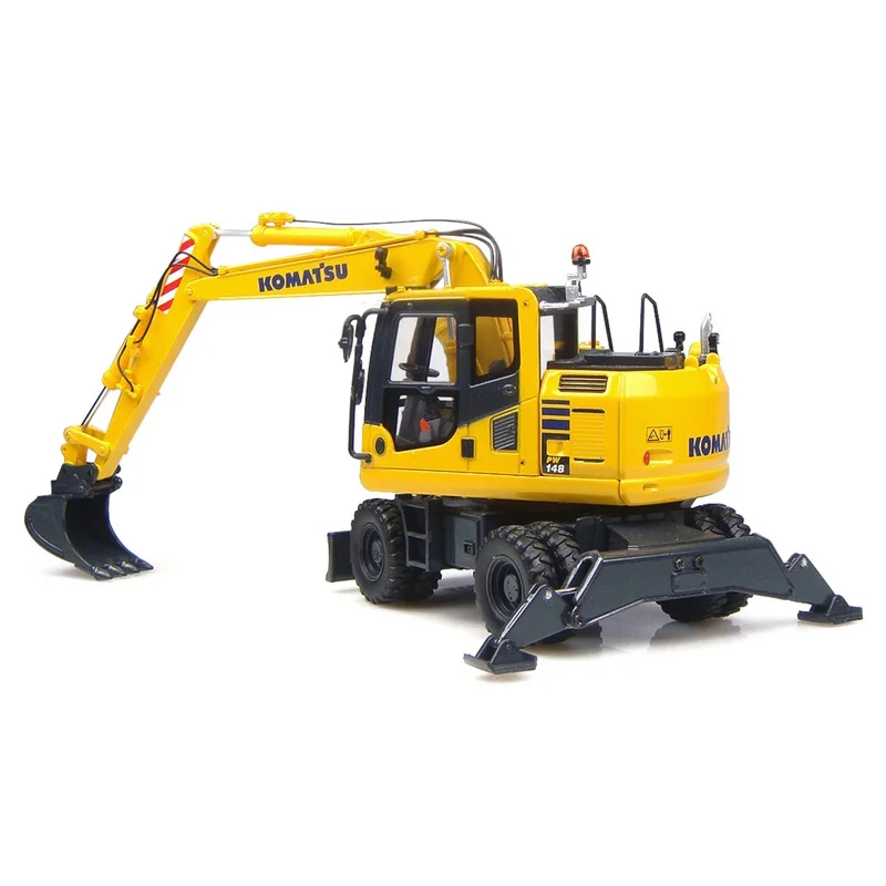 UH-8083 1:50 Komatsu PW148 + 2 колесный экскаватор игрушки |