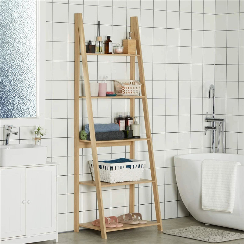 5-ярусная лестница для домашнего офиса книжный шкаф откидная книжная полка