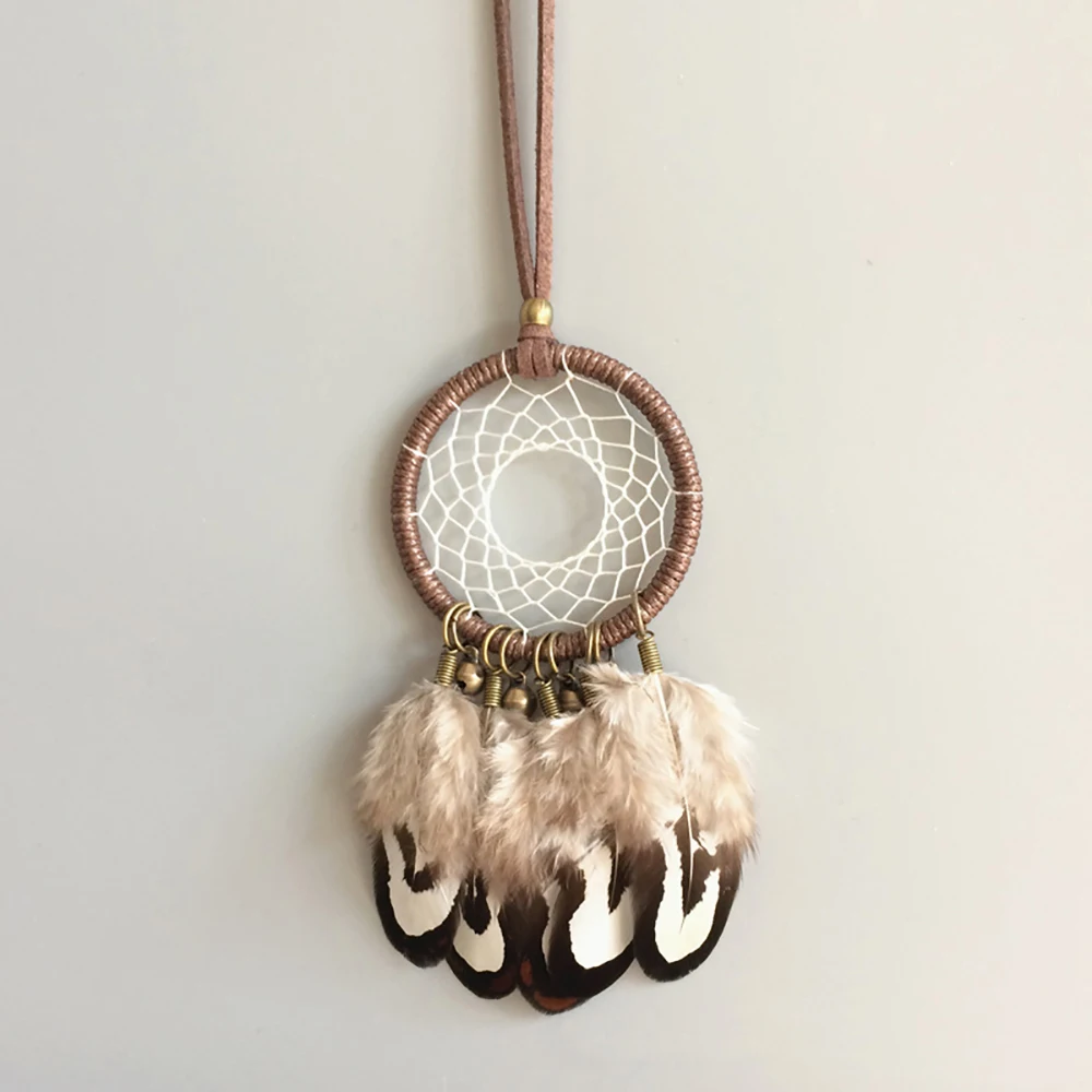 Мини-Ловец снов автомобильное украшение в виде пера подвесные украшения