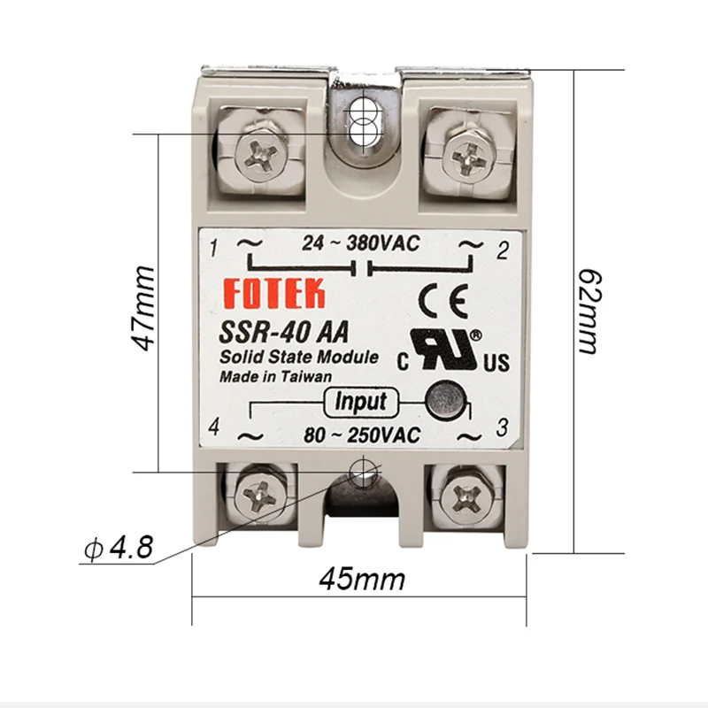 Фото Твердотельное реле SSR-50DA SSR-60DA SSR-75DA SSR-80DA 50A 60A 75A 100A 3-32V DC TO 24-380V AC SSR 50DA 60DA 75DA 100DA Твердотельное реле SSR-50DA SSR-60DA SSR-75DA SSR-80DA 50A 60A 75A 100A 3-32V DC TO 24-380V AC SSR 50DA 60DA 75DA 100DA