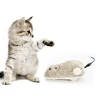 Забавная Весенняя мощность, искусственная игрушка для кошки, мягкие игрушки, интерактивные игрушки для кошек, механический Движение, крыса, товары для домашних животных