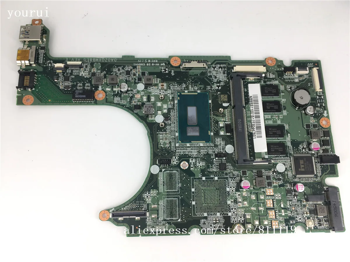 

yourui Original For Acer aspire R3-471T R3-471G Notebook pc mainboard DA0ZQXMB8E0 with SR210 3805U cpu fully tested