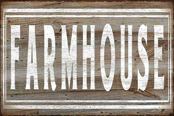 

Farmhouse Retro Vintage Tin Sign Country Home Decor