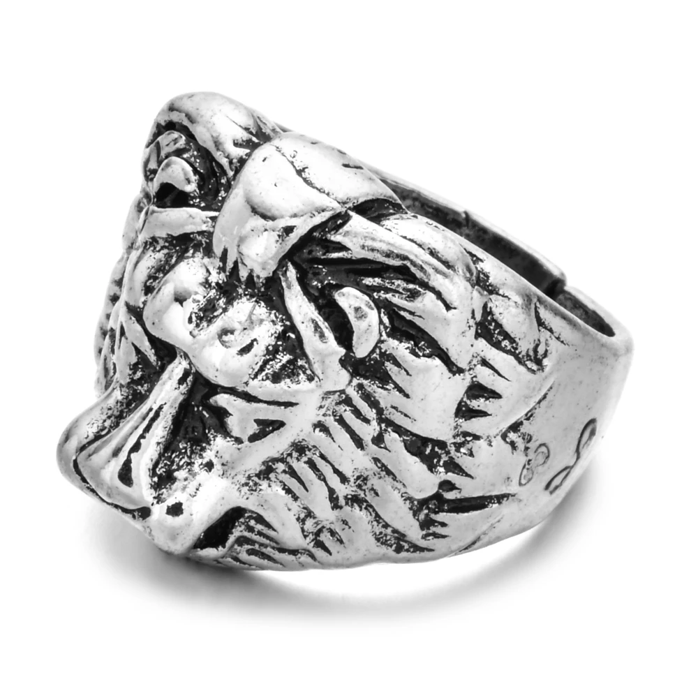 Кольцо мужское регулируемое из нержавеющей стали в стиле хип-хоп | Украшения и