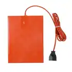 300 Вт250 Вт120 Вт автомобильный масляный поддон, поддон, резервуар, подогреватель, силиконовая грелка, масляный резервуар двигателя, водонепроницаемый с вилкой Стандарта СШАЕС 110 В220 В