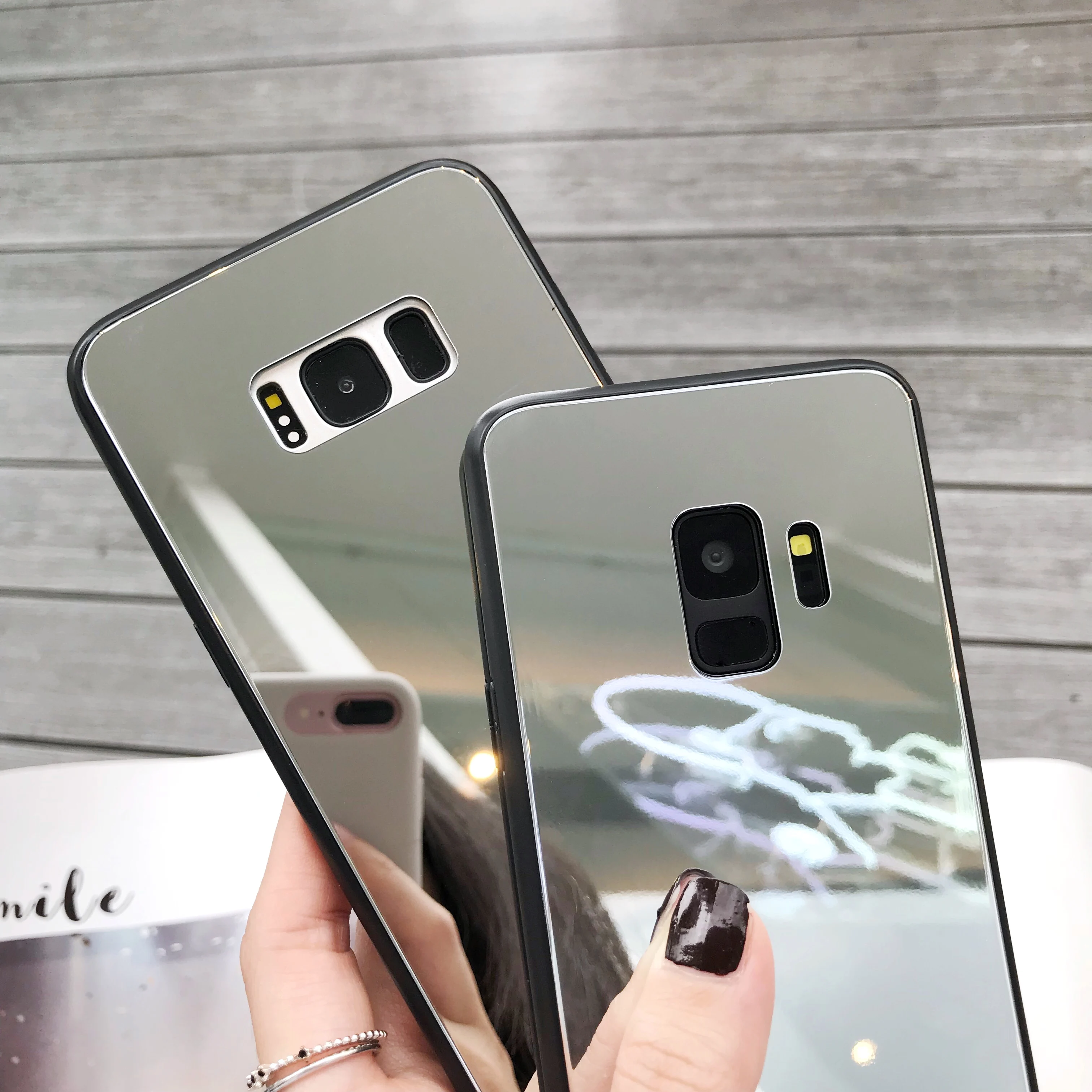 CASEIER Роскошный чехол для Xiaomi Mi 10 Pro зеркальная стеклянная задняя крышка 8 9 черные