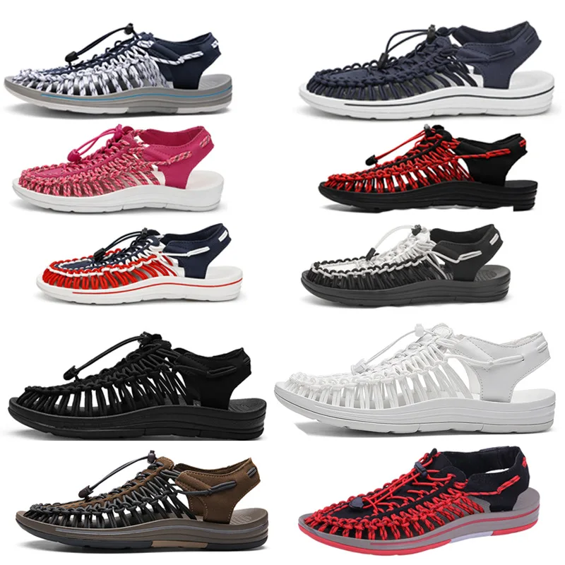 ZYYZYM Men Sandals Woven Unisex 2021 Summer Casual Hollow Breathable Shoes Outdoors Fashion Beach Rome Lovers | Обувь