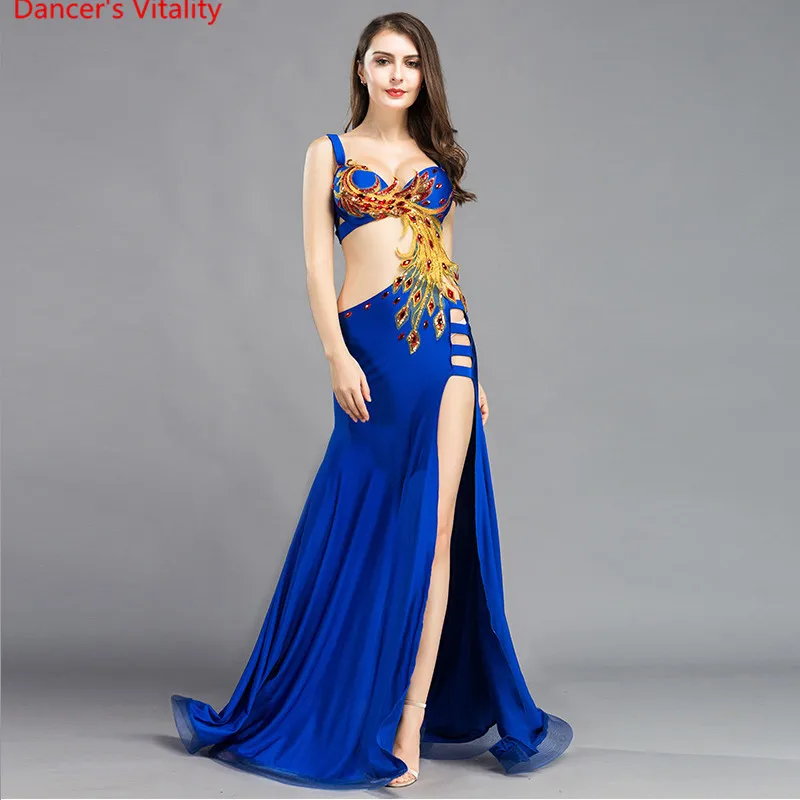 Перформанс Танец живота Одежда Мода Dance Dress Танцор Феникс платье Конкурс девушек