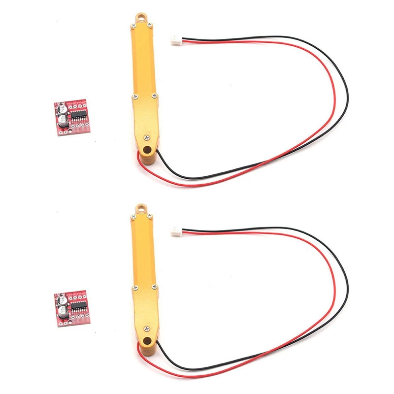 

2X N20 Electric Full Metal Push Rod Push Rod for Rc Excavator Dump Truck Metal Cylinder with Motor Drive Board -12V