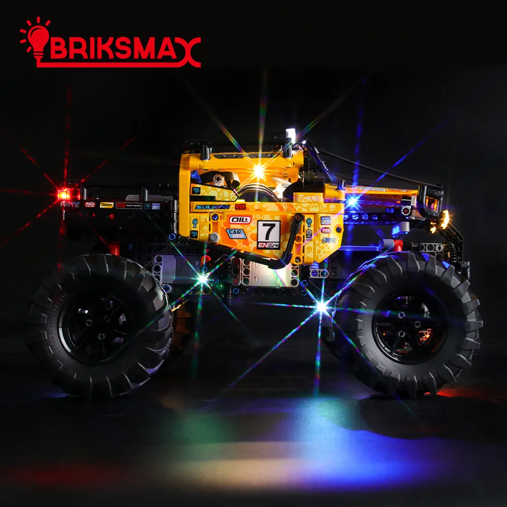 BriksMax светодиодный светильник для Technic 42099 4X4 X-treme Off-Roader светильник ing Set(не включает модель