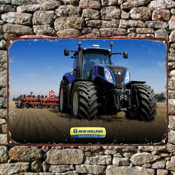 

New Holland Tin Sign High Quality Metal Sign Art Wall