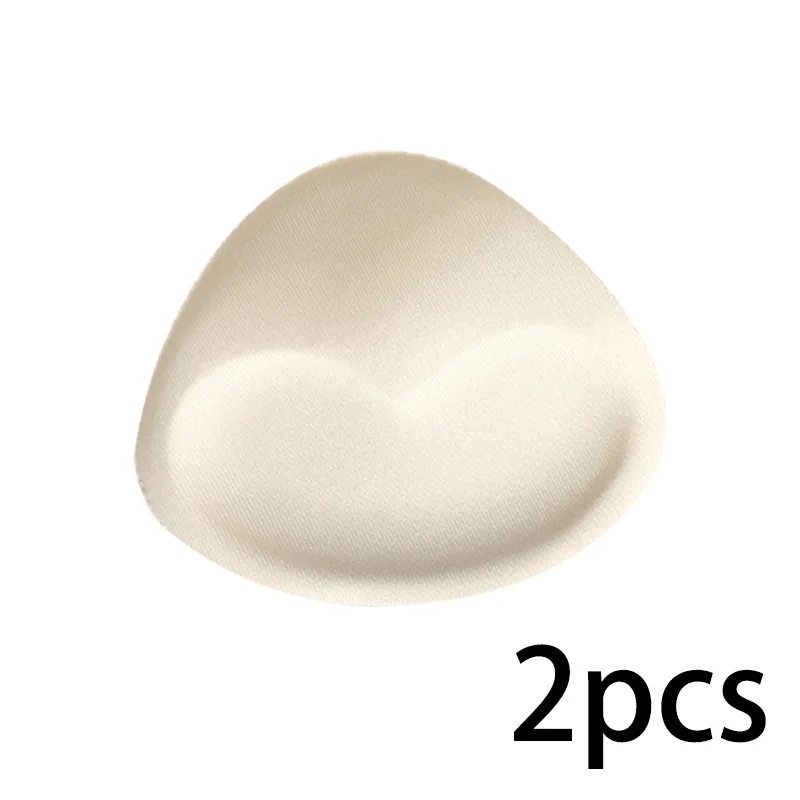 1 pair 2 шт., 1 пара, плотные губчатые подушечки для бюстгальтера, увеличивающие грудь, съемные вкладыши для бюстгальтера, для купального костюма, с подкладкой для бикини, 2 пары - Цвет: 1 pair
