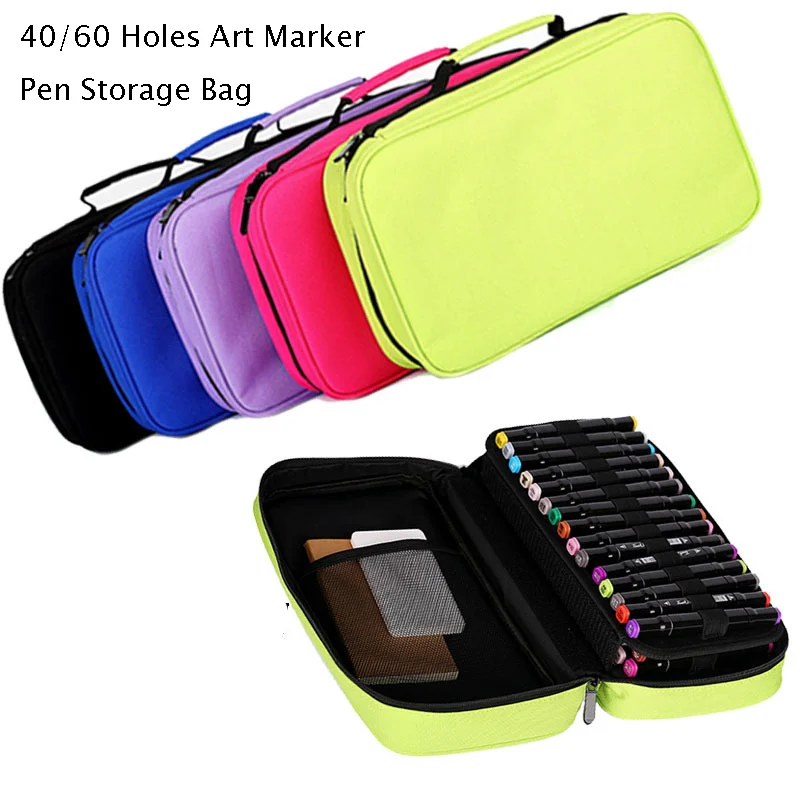 40/60 отверстий искусственный маркер большой съемный чехол для карандаша