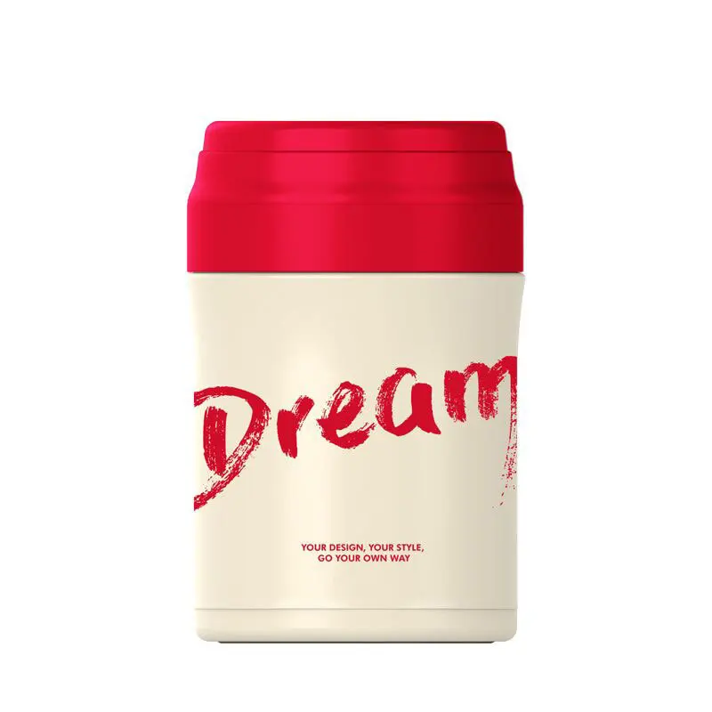 

316 stainless steel food insulation bottle crashed cup student office worker portable vacuum heat preservation stencil 500ml