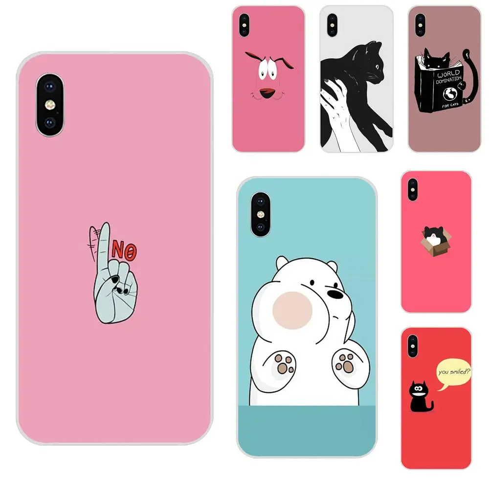 Ультра тонкий красный милый медведь цветок Сказочная кошка задняя крышка для Xiaomi